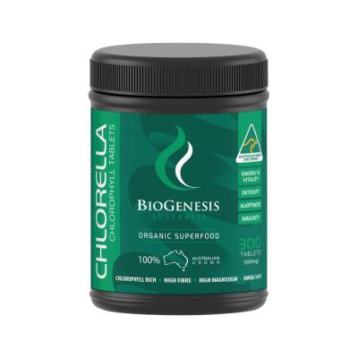 BioGenesis Natural Australia (Travel Friendly) Organic Chlorella 500mg 300t